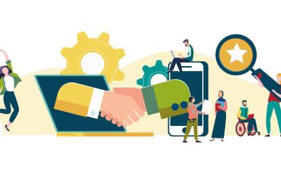 Illustratie Ondersteuning slim gebruiken