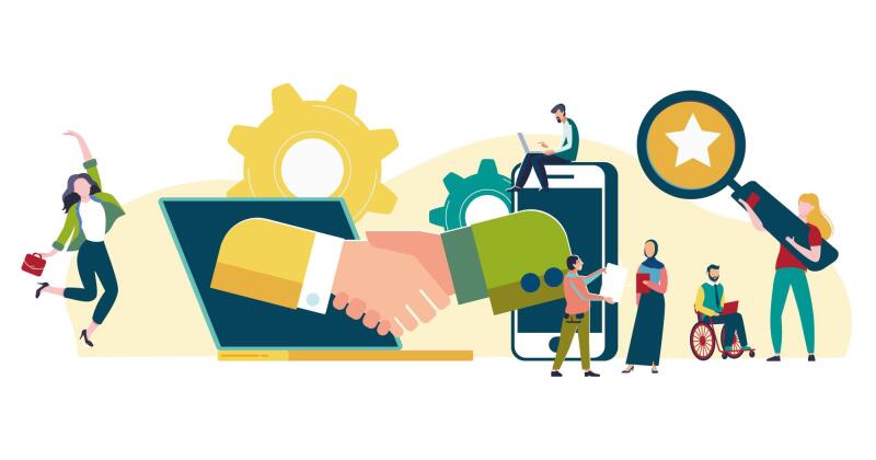 Illustratie Ondersteuning slim gebruiken