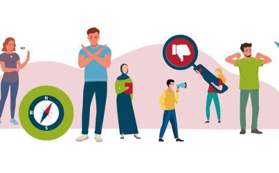 Illustratie agressie en weerbaarheid