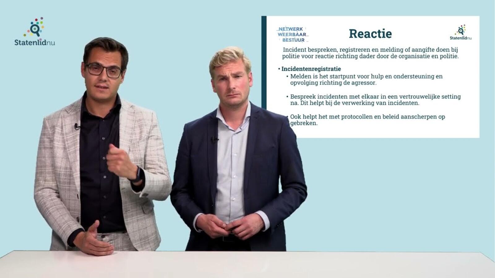 Kennisclip 2 Weerbaarheid thema reactie op agressie en intimidatie